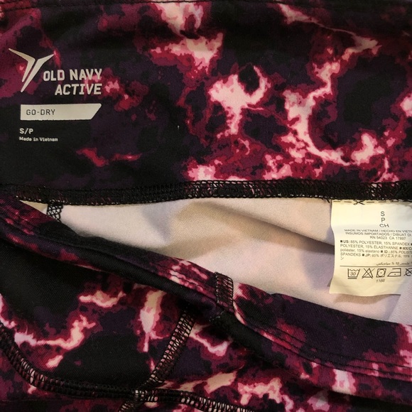 Old navy active Go-Dry leggings Sz S/P - Picture 5 of 5